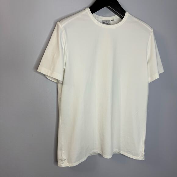 Buki + CINQO Crew Neck T-Shirt Bundle x2 Cotton White Blue Men's M Essential - Picture 6 of 14